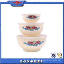 Fashionable Personalized Mixing Bowl with Plastic Lid